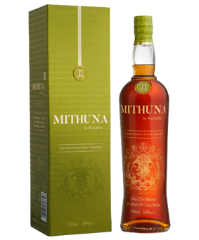PAUL JOHN MITHUNA WHISKEY SINGLE MALT INDIA 750ML