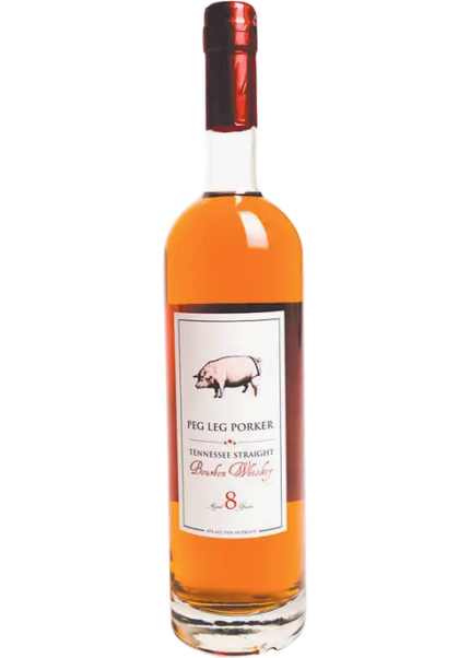 PEG LEG PORKER BOURBON STRAIGHT TENNESSEE 8YR 750ML