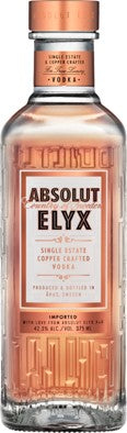 ABSOLUT VODKA ELYX SINGLE STATE SWEDEN 375ML