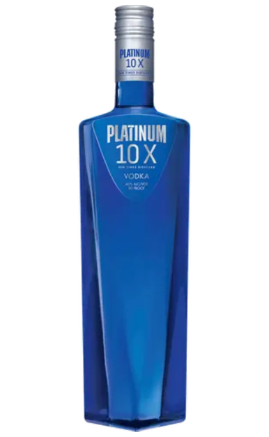 PLATINUM VODKA 10X USA 750ML