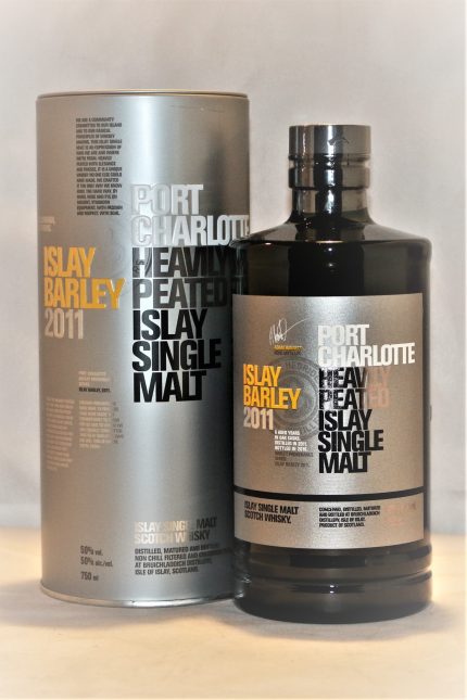 BRUICHLADDICH SCOTCH SINGLE MALT PORT CHARLOTTE ISLAY BARLEY HEAVILY PEATED 2014 750ML