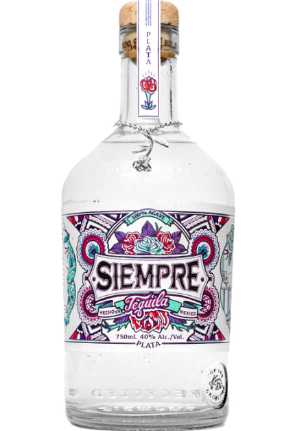 SIEMPRE TEQUILA PLATA 750ML