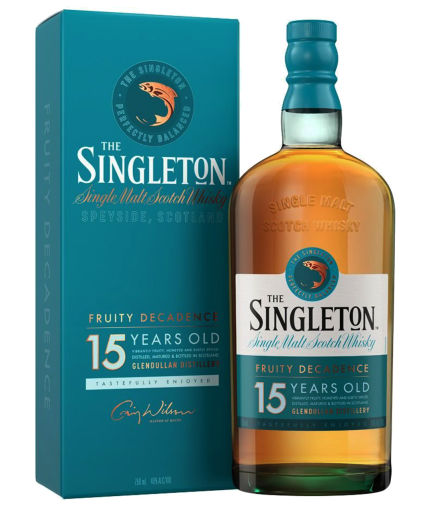 SINGLETON SCOTCH SINGLE MALT GLENDULLAN DISTILLERY 15YR 750ML