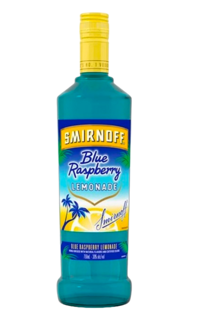 SMIRNOFF VODKA BLUE RASPBERRY LEMONADE 750ML