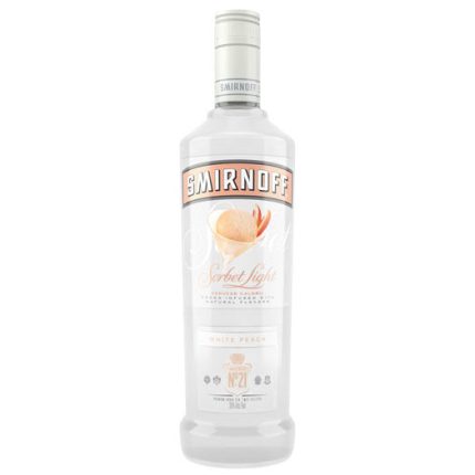 SMIRNOFF VODKA SORBET LIGHT WHITE PEACH 750ML