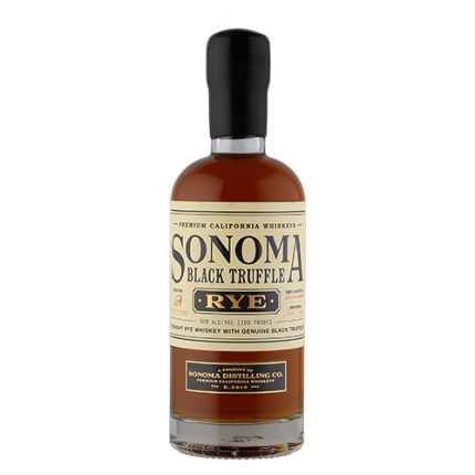 SONOMA DISTILLING BLACK TRUFFLE WHISKEY RYE SONOMA 375ML