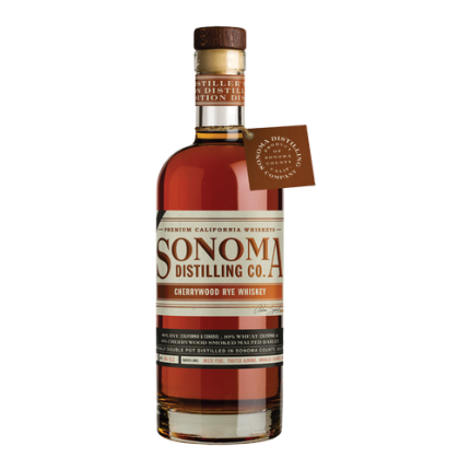 SONOMA DISTILLING WHISKEY RYE CHERRYWOOD SONOMA COUNTY 750ML
