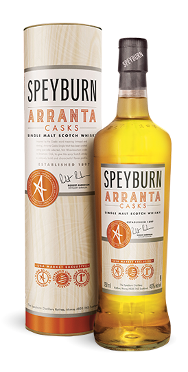SPEYBURN SCOTCH SINGLE MALT ARRANTA CASKS 92PF 750ML