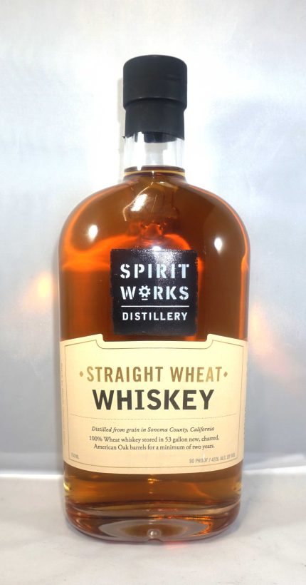SPIRIT WORKS WHISKEY STRAIGHT WHEAT CALIFORNIA 90PF 750ML