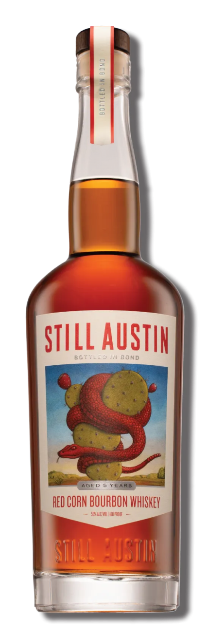 STILL AUSTIN BOURBON RED CORN BOTTLED IN BOND SUMMER 2025 TEXAS 6YR 750ML