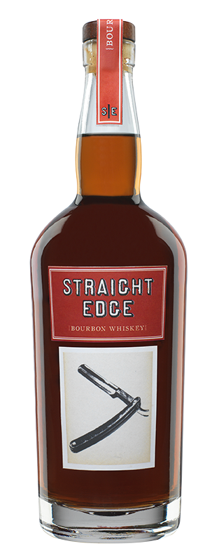 STRAIGHT EDGE BOURBON FINISHED IN NAPA CALIFORNIA 84PF 750ML