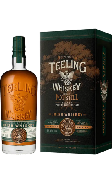 TEELING WONDERS OF WOOD WHISKEY POT STILL VIRGIN PORTUGUESE OAK SECOND EDITION IRISH 700ML