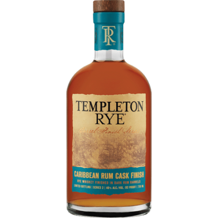 TEMPLETON WHISKEY RYE CARIBBEAN RUM CASK FINISH INDIANA 750ML