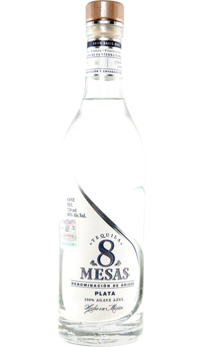 TEQUILA 8 MESAS TEQUILA SILVER 750ML