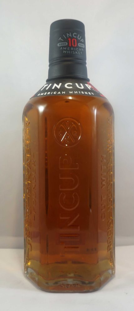 TIN CUP WHISKEY AMERICAN 10YR 750ML