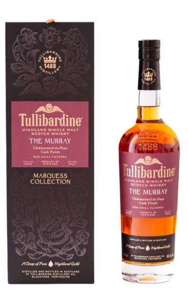 TULLIBARDINE MARQUESS COLLECTION THE MURRAY SCOTCH SINGLE MALT CHATEAUNEUF DU PAPE CASK FINISH 2008 DISTILLED 700ML