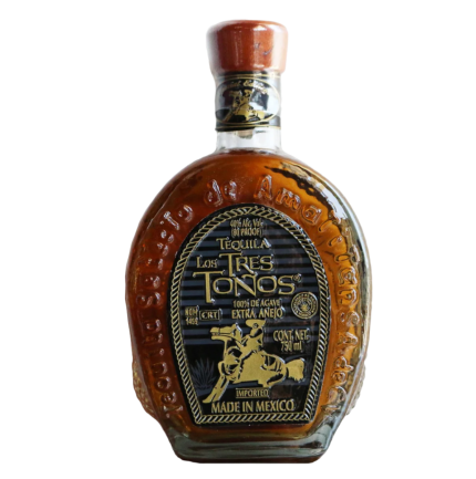 LOS TRES TONOS TEQUILA EXTRA ANEJO 750 ML