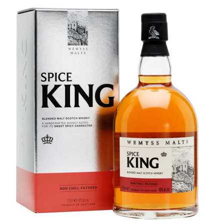 WEMYSS MALTS SCOTCH BLENDED SPICE KING 750ML
