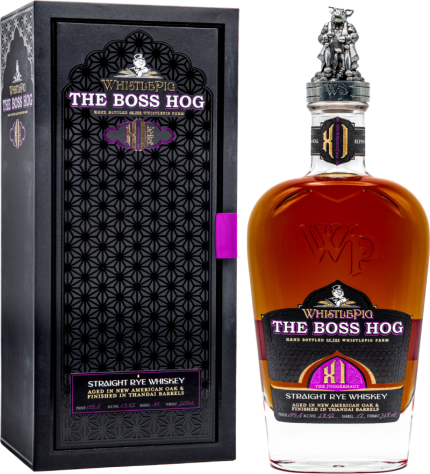 WHISTLEPIG THE BOSS HOG WHISKEY STRAIGHT RYE THE JUGGERNAUT XI LIMITED EDITION VERMONT 750ML