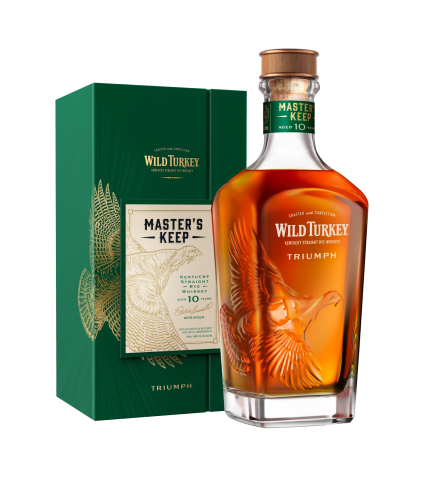 WILD TURKEY MASTERS KEEP TRIUMPH WHISKEY STRAIGHT RYE KENTUCKY 10YR 750ML