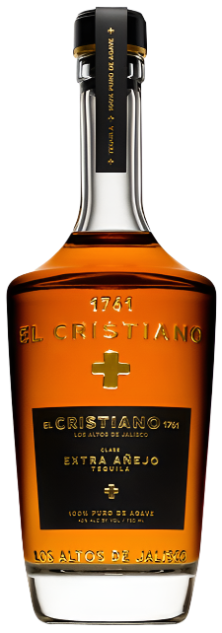 EL CRISTIANO TEQUILA EXTRA ANEJO 750ML